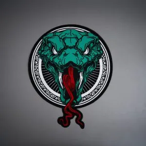 Green Snake Large Back Patch