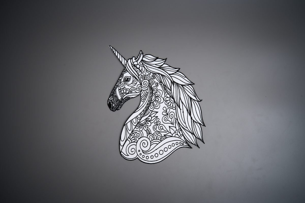 Unicorn Large Back Patch
